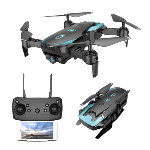 X12 4CH RC Foldable Drone with 0.3MP Camera HD Mini  Quadcopter Altitude Hold with Wifi Camera Headless Mode 3D Flip