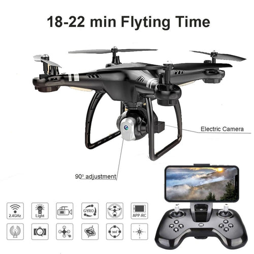 X8 RC Drone with HD 3MP Camera Altitude Hold One Key Return/Landing/Take Off Headless Mode 2.4G RC Quadcopter